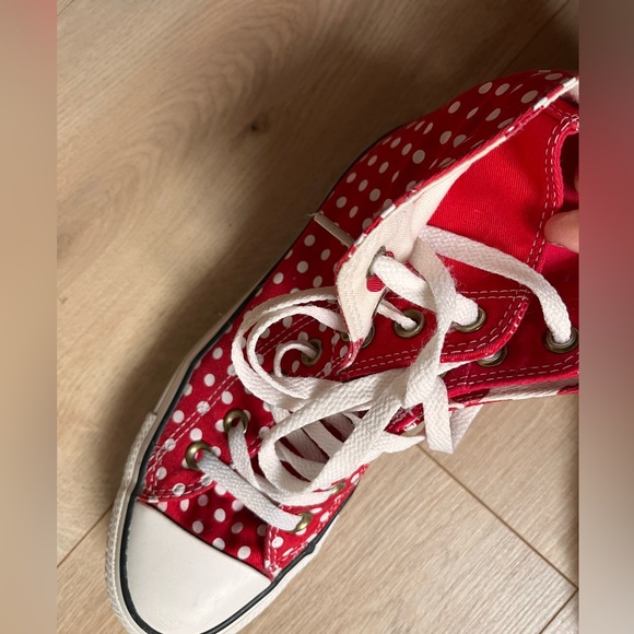 Converse Chuck Taylor Double-Tongue Polka Dot Hi-top Sneakers (Size 6) - Picture 4 of 16